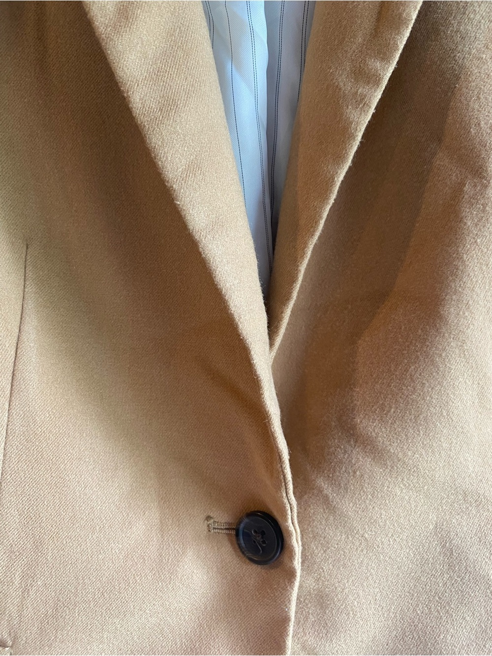 Banana Republic Women's Camel Single-Button Blazer - Picture 3 of 4